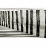 Canvas Fence On Beach