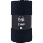 Sup plush Blankt 180X200 Navy