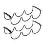 Under Cabinet Wine Bottle Holder Rack For Kitchen Bar Decor - Set Of 2