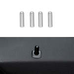 4 In 1 Car Door Latch Pin Door Screw Knob Cap Cover Trim For Bmw F10 Left Driving Silver