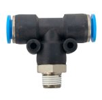 AirCraft Pu Hose Fitting Tee 8MM-1 8" M