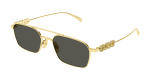 Gucci Sunglasses Womens In Gold Grey GG1804S-001 - Gold Onesize