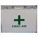 Empty Metal Box For First Aid