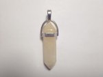 Golden Healer Quartz Hematoid Quartz Point Pendant