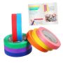 8ROLLS Masking Tape Green Thin Painters Tape Easy Removal No Ink Bleed