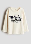Long-sleeved T-Shirt -light Beige empower Together