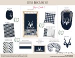 Cot Duvet Bedding Little Buck Cave Set
