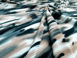 Printed Pleated Satin