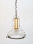 Glass & Brass Hanging Light – 42X36CM