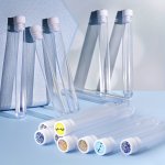 20PCS Eyelash Extension Brush Tubes With Caps - Dustproof Reusable Plastic Makeup Brush Holders - Alcohol-free Power-free Batter