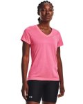 Women's Ua Tech Twist V-neck - Pink Punk Sm