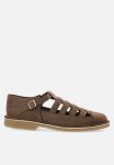 Grasshoppers Jasper Leather Slip-on - Dark Brown