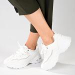 Pierre Cardin Ladies Chunky Sneaker - White - 8