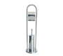 Stainless Steel Toilet Brush And Roll Holder Set