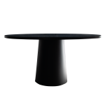 The Roller Table - 6-8 Seater 150CM Dia X 76CM H Black