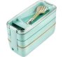 Generic Bento Lunch Boxes Container 3LAYERS 1 Containers Lunch Box 900
