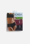 Jockey 3 Pack No Panty Line Nickers - Black cherry grisalle