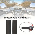 Universal Motorcycle Handlebar Grips 2 4PCS Handle Sleeve Diameter: 3.1 Cm.foam Motorcycle Grips Soft Vibration Non-slip Comfort