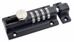 Jaguar Sliding Bolt Combination Lock 100MM Black