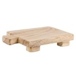 Wooden Base Pipe Stand Compatible With Kitchen Bathroom
