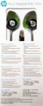HP DHE-7004 Multimedia gaming Earphone With Boom Microphone