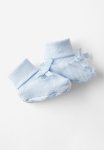 Cotton On Organic Pointelle Booties - White Water Blue