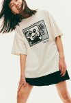 Keith Haring X : Oversized Print-motif T-Shirt - White Multi
