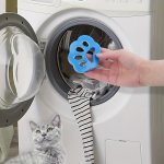 1PC Pet Hair Remover For Laundry Reusable Dog & Cat Hair Remover Tool Removes Pet Fur Hair Lint Dander From Clothes & Laundry