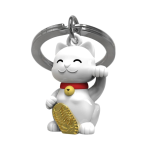 Lucky Cat 3D Premium Keyring