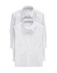 Regular Fit Long Sleeve Girls School Shirts 2 Pack