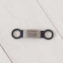 Noiseless Pet Id Tag - Small - 1.5CM W X 3CM L / Black / Call My Mom. She's Single