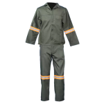 Bottle Green Acid Resistant Conti Suit With Reflective - Bottle Green 44