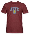 Aston Villa Fc Football Club Soccer Premium Vintage Triblend T-Shirt Us Alpha Medium Regular Regular Claret