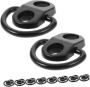 10PCS Cargo Net Hooks Tie Down Bracket For Truck Bed Luggage Net Hook Durab