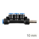 AirCraft Insert Manifold Side 4-PORT Pu 10MM