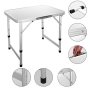 Kindsells Portable Adjustable Folding Table Outdoor Picnic Camping Table