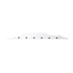 Cape Town Skyline Wall Hook White