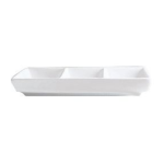 Serving Dish Nova Style Rectangular 3 Div Dish 18CM Set Of 6