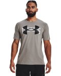 Men's Ua Training Overlay Short Sleeve - Pewter XL