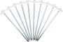 10PCS Outdoor Tent Pegs Heavy Duty Metal Sand Stakes 25CM Thickened