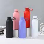500ML Matte Rubberized Insulated Sports Bottle
