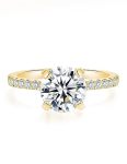 Imolove Moissanite Engagement Ring D Color VVS1 Clarity Moissanite Engagement Rings For Women Wedding Rings For Women Lab Create