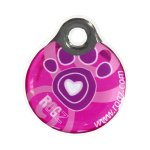 Rogz Id Tagz Self-customisable - Small Pink Paws