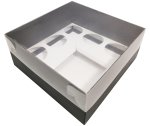 Bento 5 Cupcake Box – Black