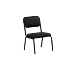 M1 Visitors Chair Fabric Black
