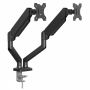 Dual Monitor Arm Adjustable Desk Stand Fits Up To 35 Inch Screens