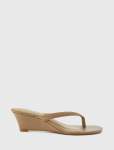 Juliana Thong Wedge Heel - 40 Mocha