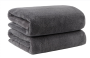 Bath Towels Microfiber Towel Set Highly Absorbent 2 Pack Grey