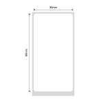 NB440 - - B1 B21 B3S B4 - 30X60MM - 125 White Labels