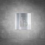 Bar Sign D02 - Brushed Stainless Steel